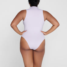 Load image into Gallery viewer, ESSENTIAL MOCK NECK SLEEVELESS BODYSUIT | IRIS MICA