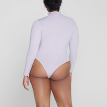 Load image into Gallery viewer, ESSENTIAL MOCK NECK LONG SLEEVE BODYSUIT | IRIS MICA
