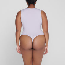 Load image into Gallery viewer, ESSENTIAL CREW NECK SLEEVELESS BODYSUIT | IRIS MICA
