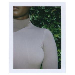 ESSENTIAL MOCK NECK LONG SLEEVE BODYSUIT | IRIS MICA